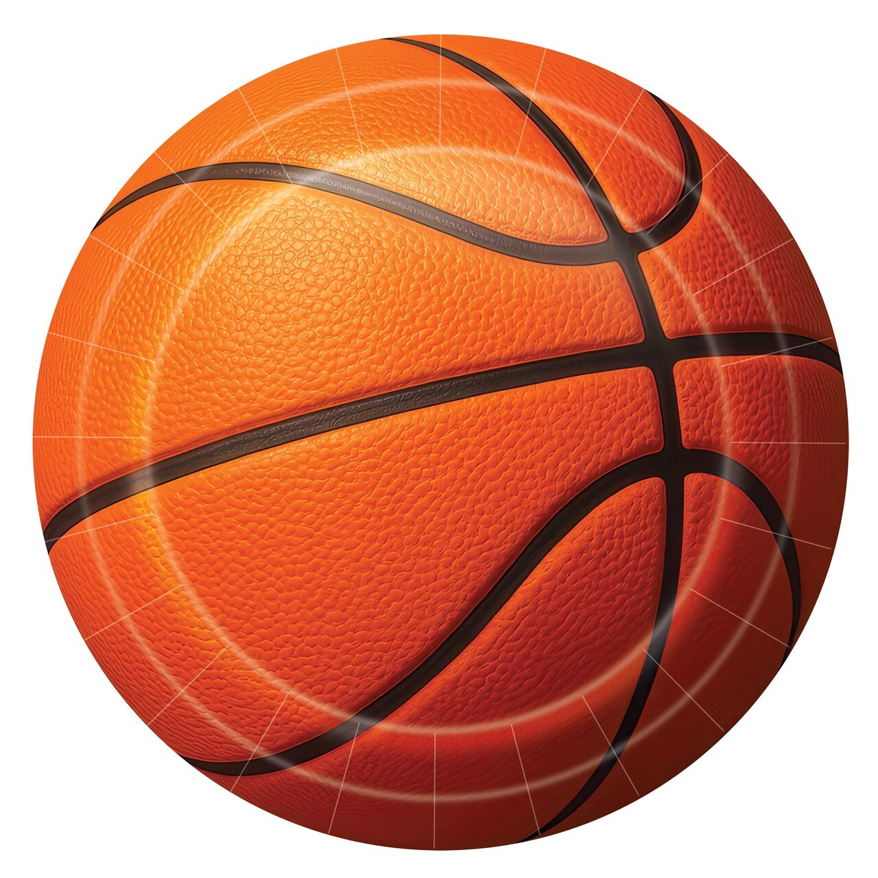 96 Pack Bulk 9 inch Basketball Dinner Plates Sports Party Tableware